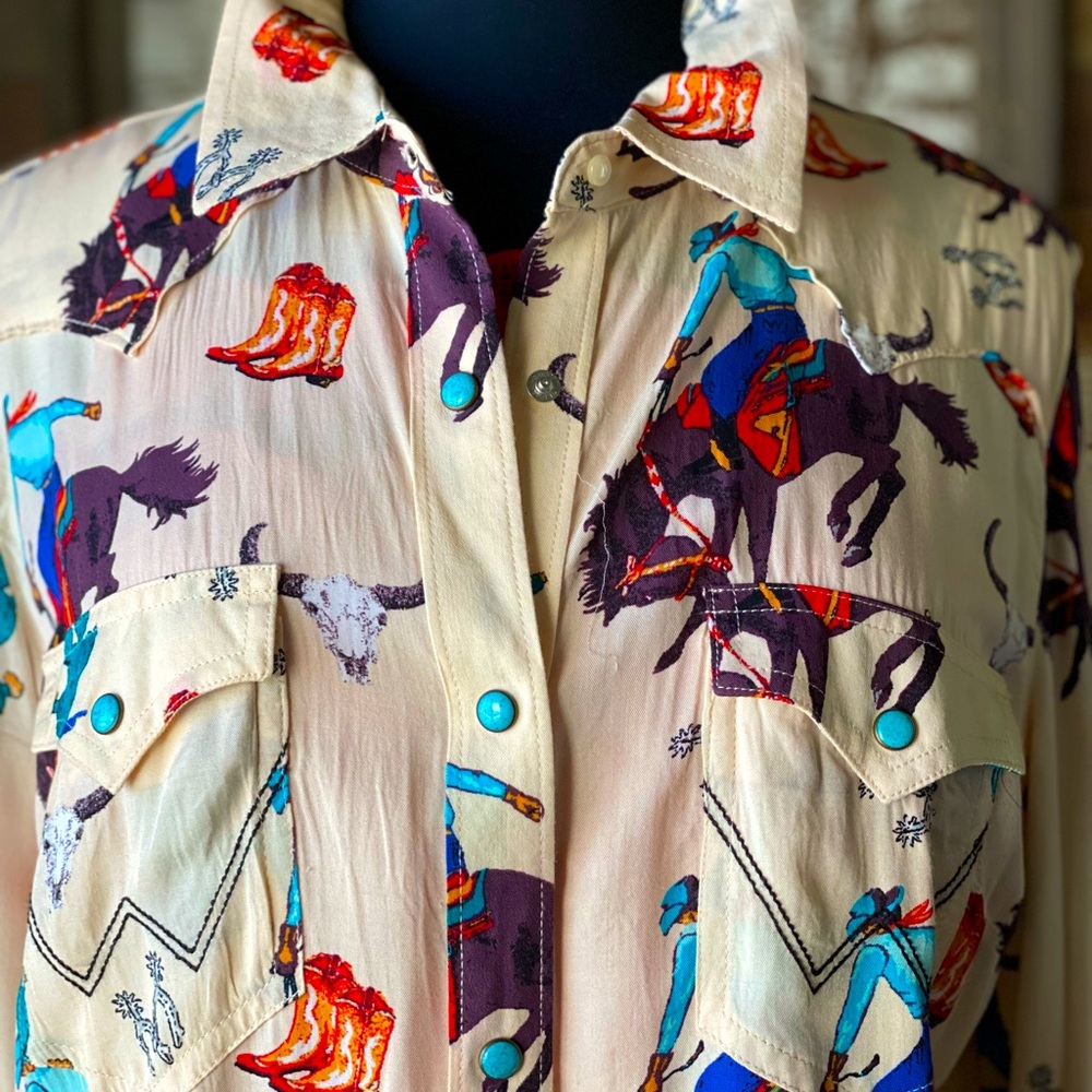 Western Cowboy Blouse